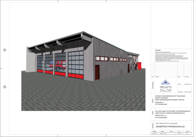 Vorstellung Entwurfsplanung Feuerwehrgerätehaus